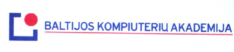Prekės ženklas: BALTIJOS KOMPIUTERIŲ AKADEMIJA